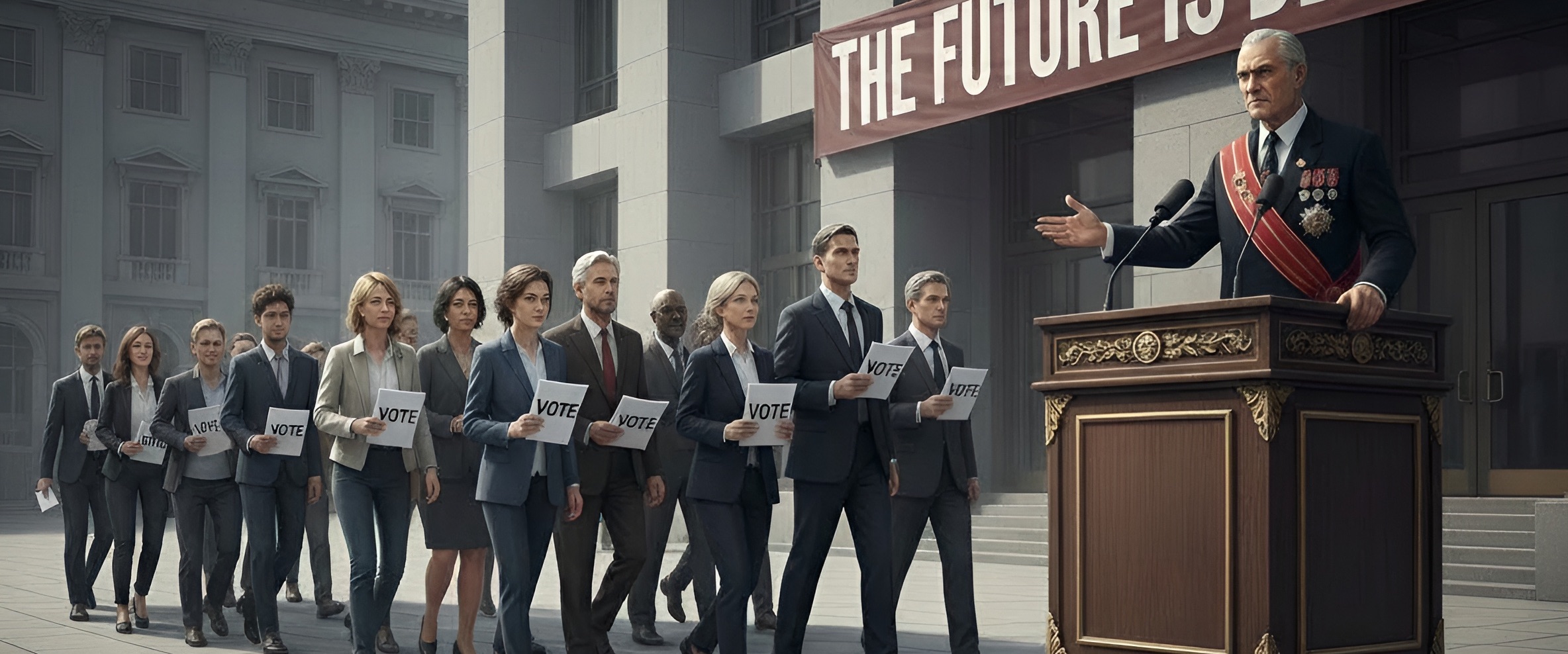 Spryjniattia demokratii ta avtorytaryzmu