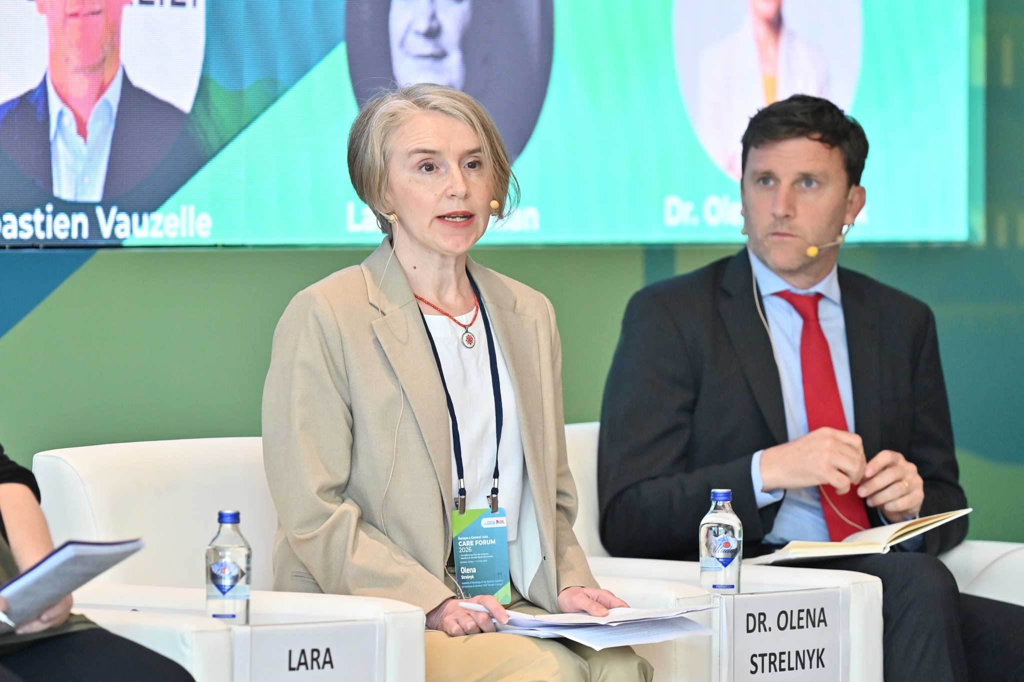 Виступ Олени Стрельник на представницькому форумі «Transforming Care Systems for Inclusive, Resilient and Gender‑Equal Economies»